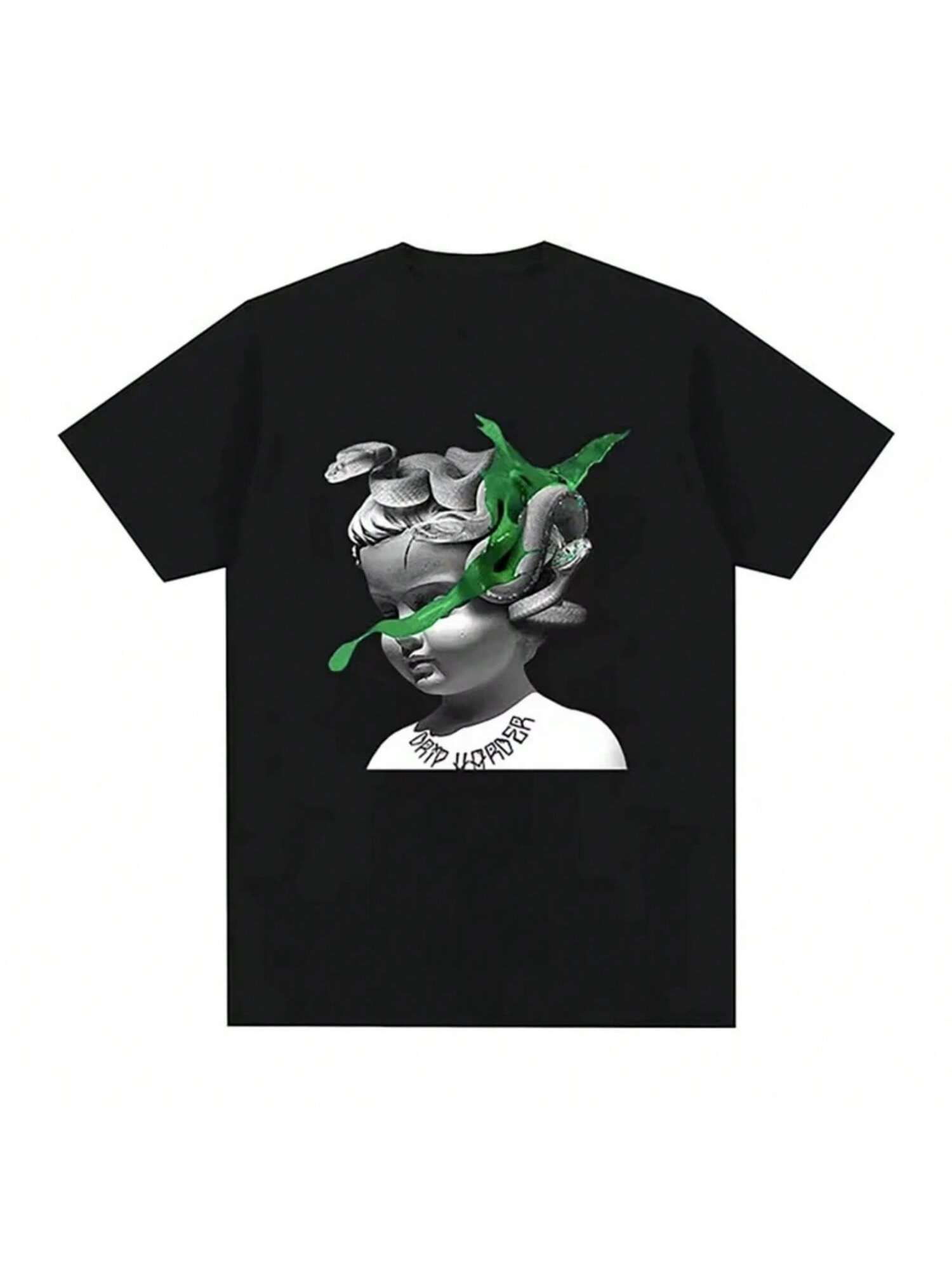 2025  Summer Hot  T-Shirt For Men Women Rapper Shirt Drip Cotton New Casual Cotton Fashion T-Shirt For Men Streetwear S разноцветный
