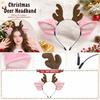 Christmas Removable Deer Headband for Stage Performance Costume