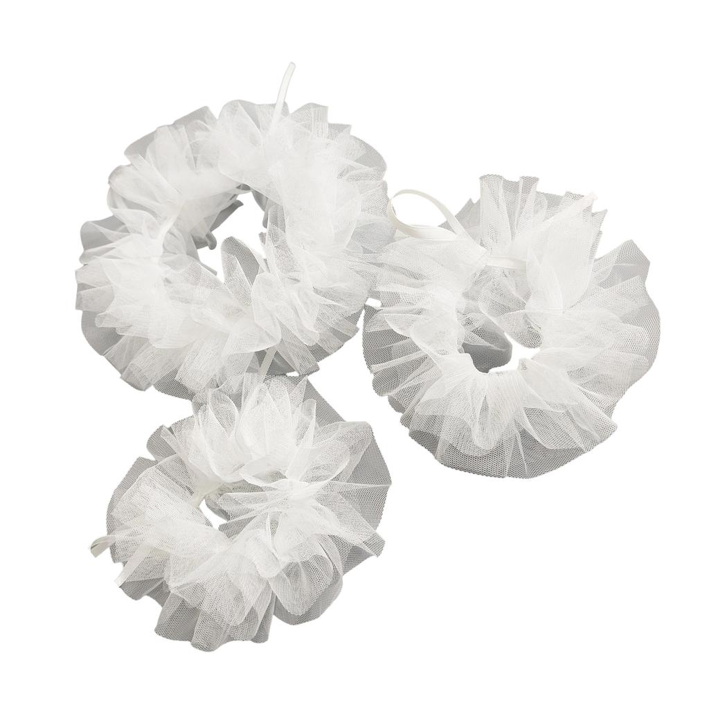 Elizabethan Mesh Neck Ruff Detachable Ruffle Collar and Wrist Cuffs for Medieval Costume and Historical Reenactments