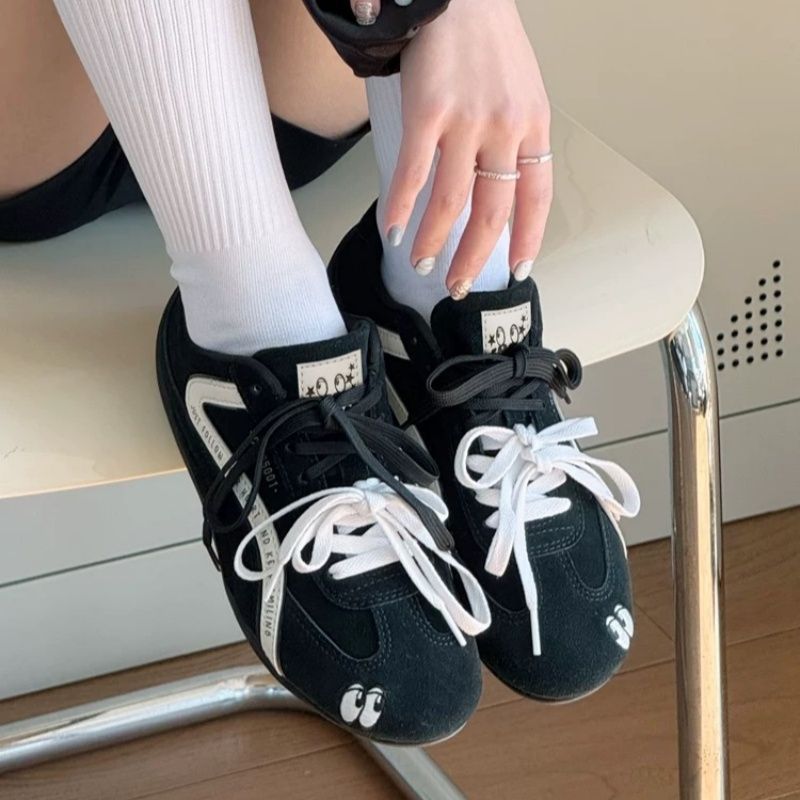 

Niche pink women s shoes sweet and versatile new shoes flat commute leisure sports 40 чёрный