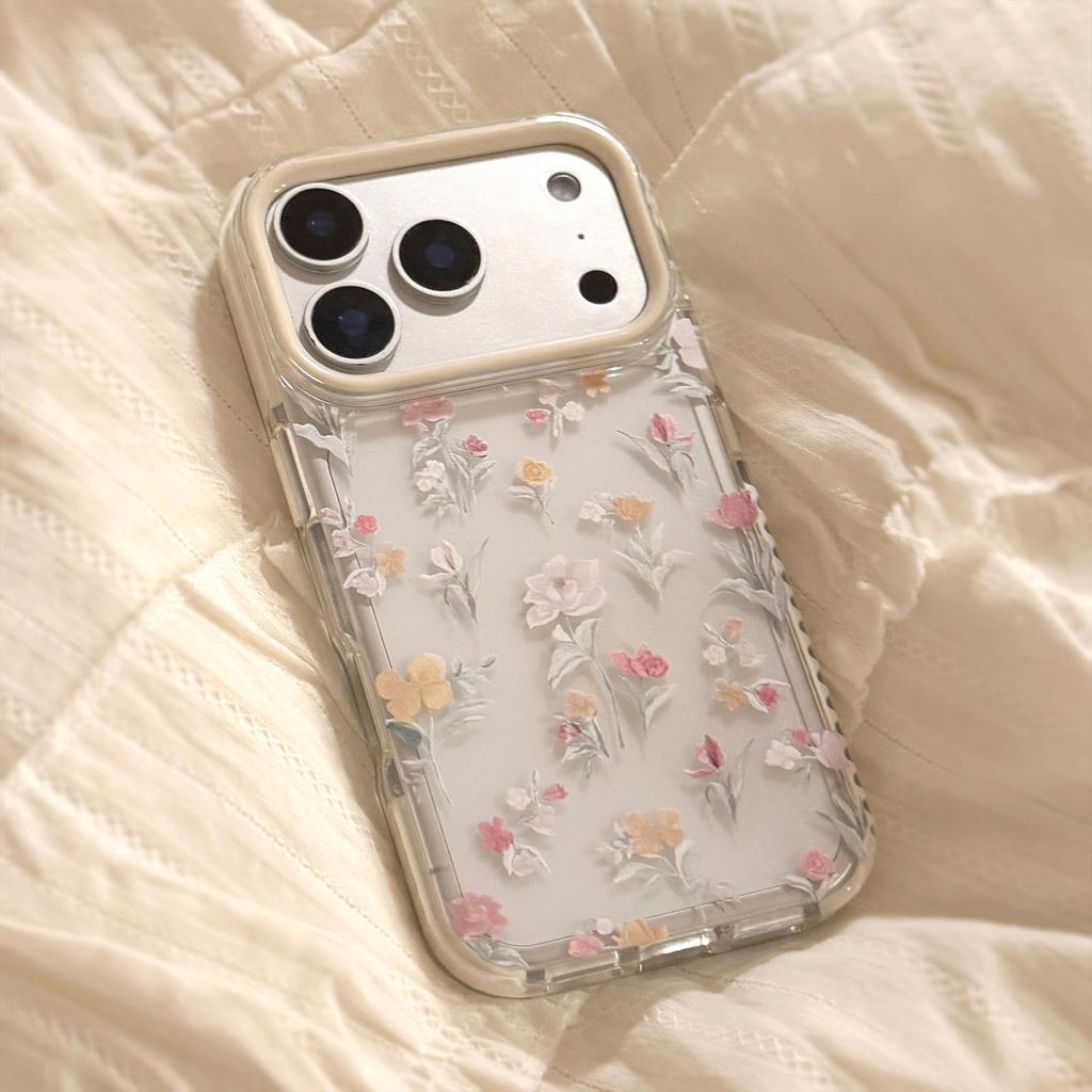 Oil Painting Floral Design Phone Case for iPhone 16, iPhone 17, iPhone 17 Pro Max