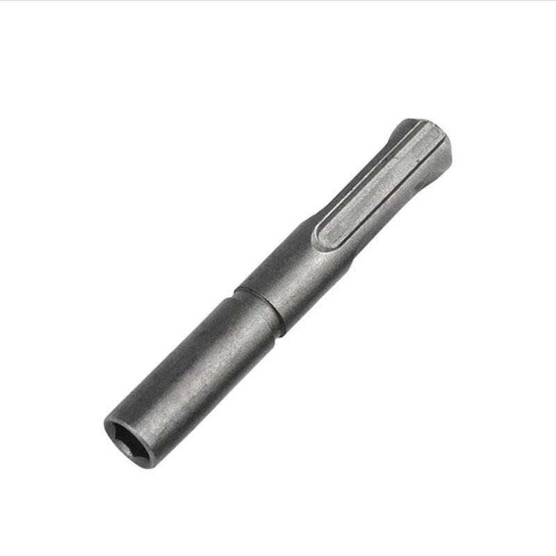 SDS Plus Convert To 1/4 Hex Shank Adapter Hexagonal Converter Electric Hammer Power Screwdriver Bit Holder Socket Impact Driver