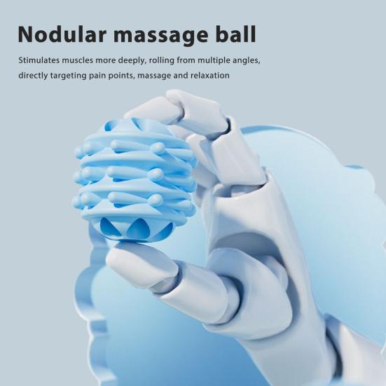 Double Row Massage Stick with Roller Muscle Sore Pain Relief Deep Tissue Relaxation Physical Therapy Leg Arm Belly Back Full Body Roller Massager