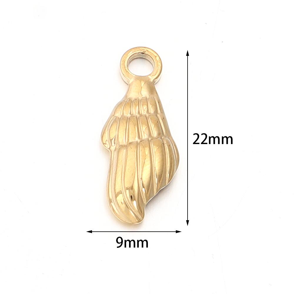2Pcs Stainless Steel Marine Animal Pendant Dolphin Starfish Shell Shape Charms For Jewelry Making DIY Fashion Necklace Earrings