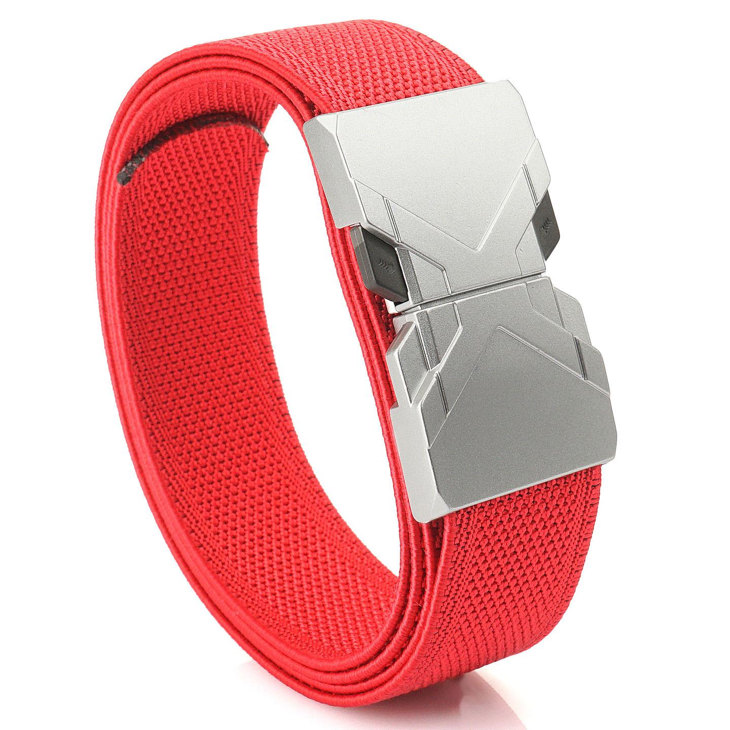 

2025 Elastic Tactical Leather Belt for Men & Women: Outdoor, Sports, Military, and Casual Wear 120 cm