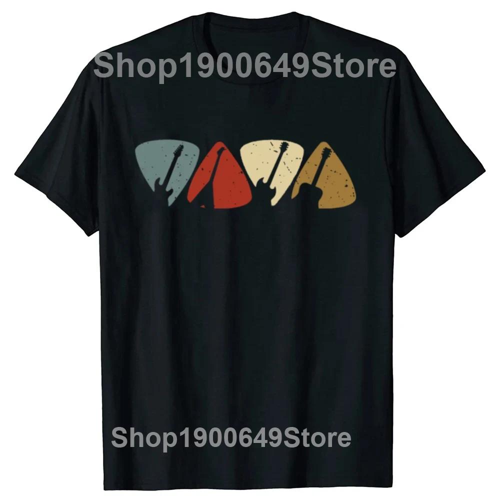 Acoustic Guitar Musicians TShirt Music Lovers Unisex Summer Soft Tops Graphic Bass Guitar Lovers T Shirts Men Women