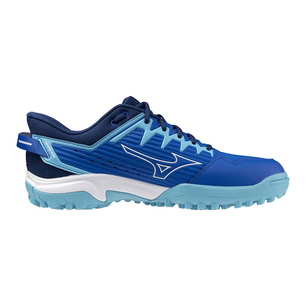 Field Hockey Shoes Wave Links 2 Club Wide Lightweight Land Ho Lacrosse Tennis Carpet Artificial Grass FIELD HOCKEY Blue x White x Navy cm 3E [Mizuno]