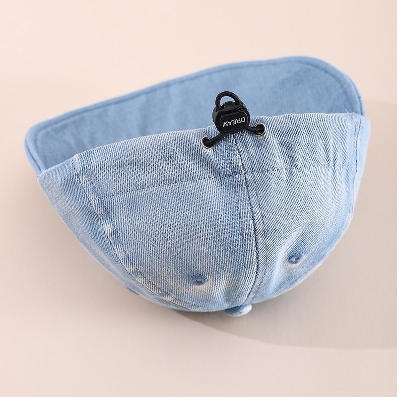 Frühlings-Denim Kinder Baseballkappe mit breiter Krempe - Unisex Mode Style