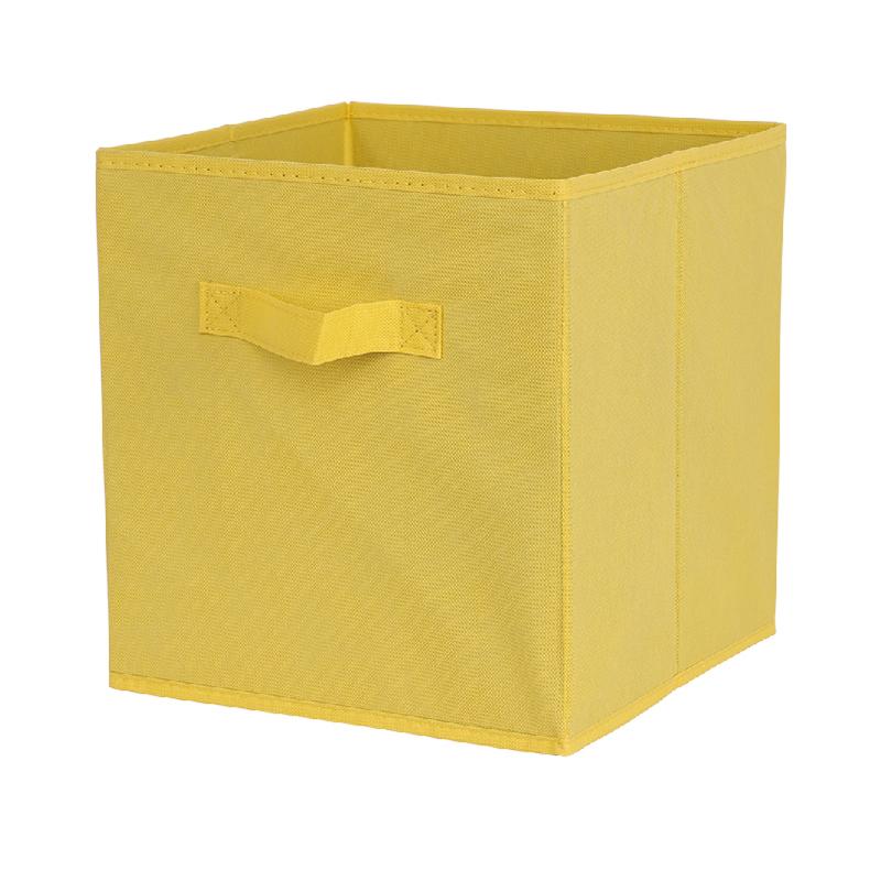 Scatola portaoggetti cubo pieghevole in tessuto non tessuto, articoli per la casa, organizer per riporre giocattoli per bambini, organizzazione cassetti armadio