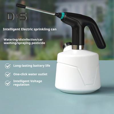 2L Electric Spray Bottle USB Rechargeable Garden Sprayer with Adjustable Nozzle Multi-function Spray Bottle with Battery Indicator for Watering