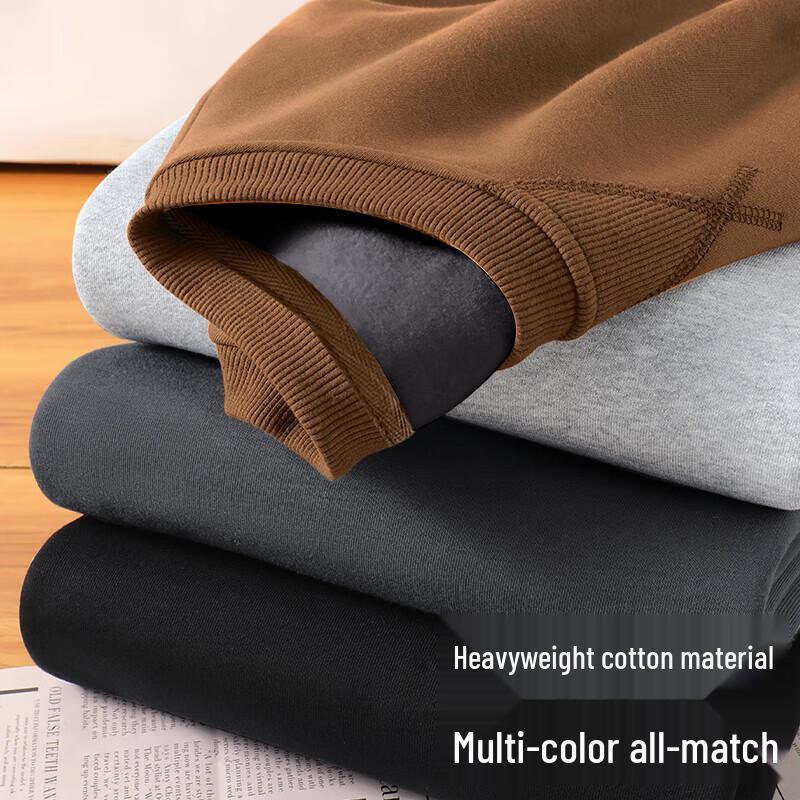 JEANSWEST LIFE Men's Heavyweight Crewneck Sweatshirt