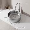 Bathroom Counter Top  Ceramic Sink Rectangular Lavatory Porcelain White Wahsbasin