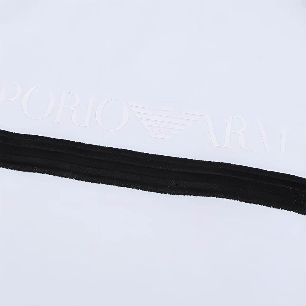 Emporio Armani Ss23 Pullover Solid Color Round Neck Short Sleeve T-Shirt Men Tops White 3G1TL8-1JTUZ-F106