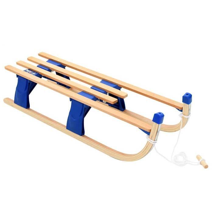 VidaXL Traîneau Pliable en Bois 110 cm Luge Amateurs de Neige Sports D'Hiver 91457