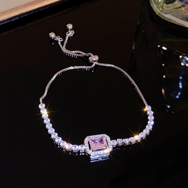 Koreanisches eingelegtes Zirkon-Herz-Armband - High-End Leichter Luxus Modeschmuck