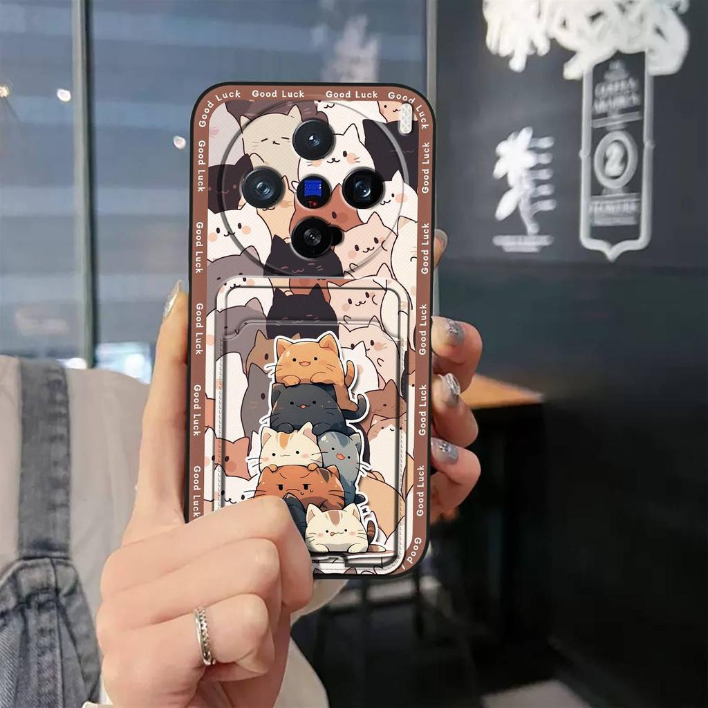 Silikon Weichhülle Handyhülle Für VIVO X200 Pro Mini Modisches Design Langlebig Graffiti Wasserdicht Vollständiger Schutz TPU