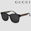 Gucci Sunglasses GG0417SK 001 Web Logo Black Unisex
