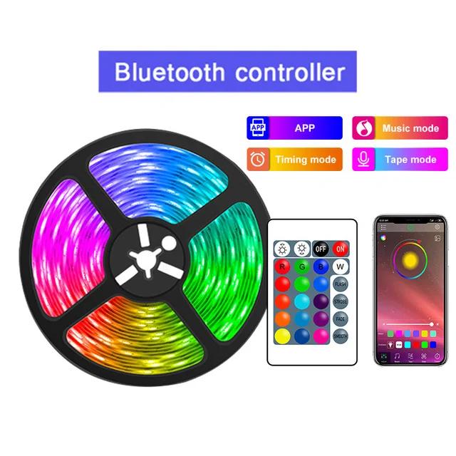 Led Strip Lights USB RGB 5050 LED Light Strip 1M-30M Music Sync App Control Lus Led Flexible Lamp for Room Decor TV Backlight