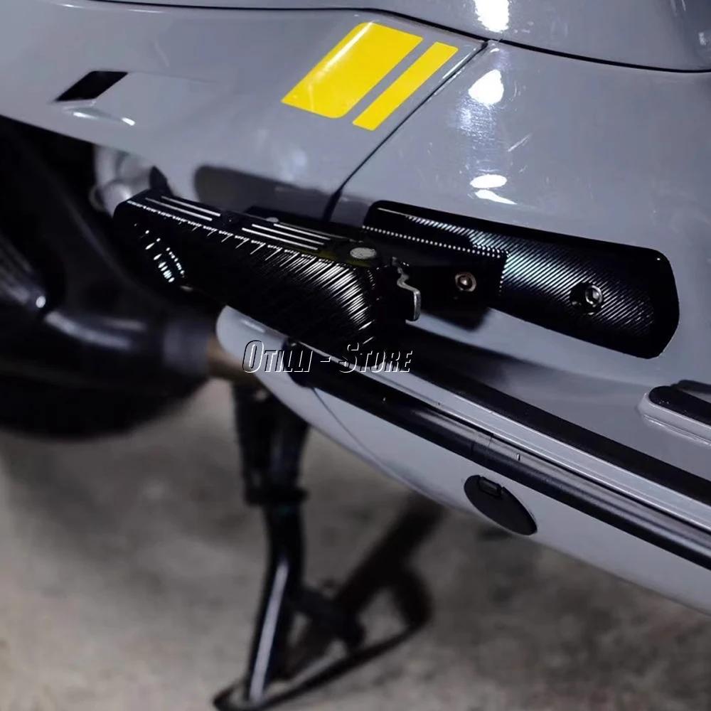 New Motorcycle Passenger Rear Footrests Foot Peg Extended Footpegs Accessories For Vespa GT 60 GTS GTV 125 150 200 250 300 300ie