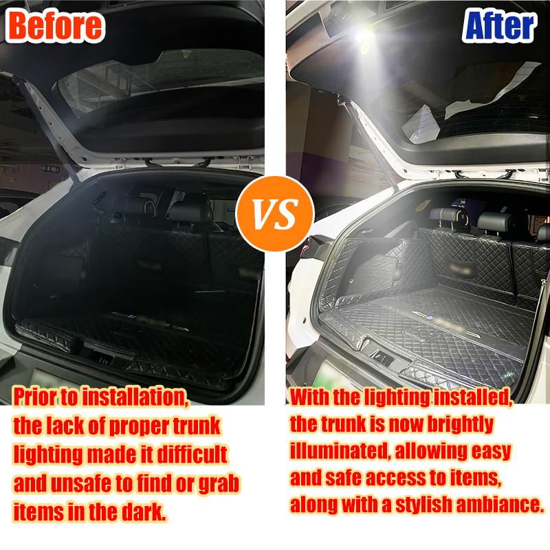 For BYD Seal U/Sealion 6/Song Plus LED Trunk Tailgate Lighting & Welcome Light Ultra-Bright Upgrade Kit Car Accessories Interior
