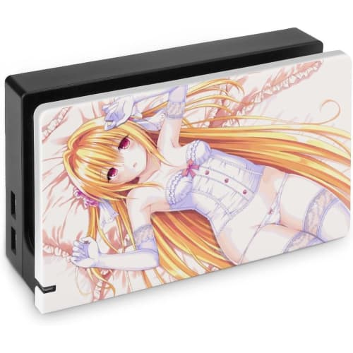 

To Love-Ru Golden Darkness Switch Base Case Dock Cover, Switch Base Protective Case, Easy Installation, Anime Switch Dock Case, Base Protective Cover,