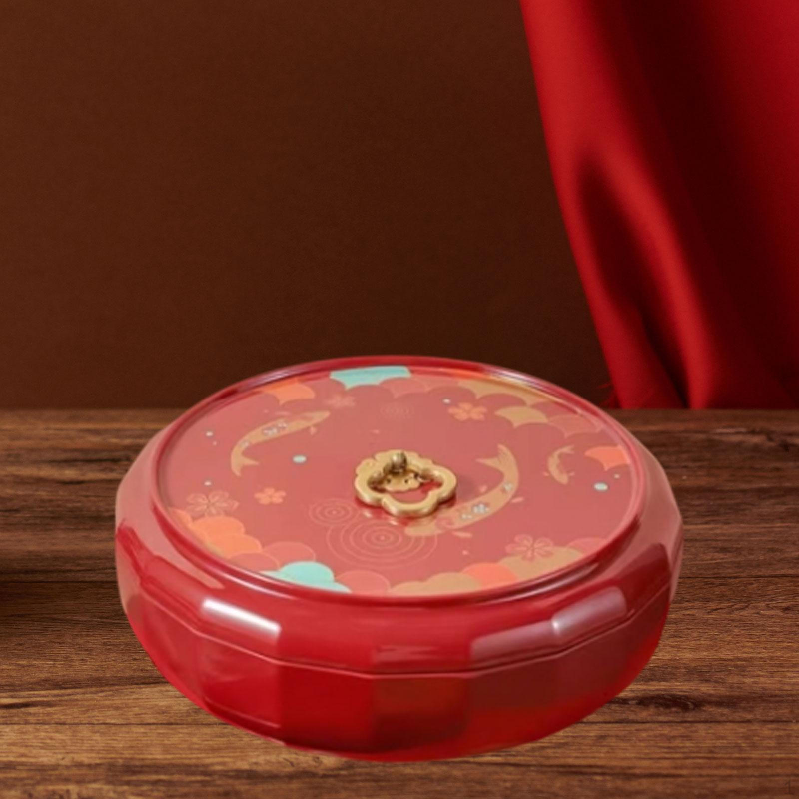 

Поднос для закусок с отсеком, держатель для хранения закусок с крышкой для свадьбы A