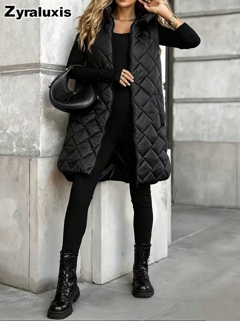 Capispalla da Donna Taglie Forti - Gilet Trendy, Giacca Casual con Cappuccio Temu