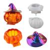 DIY Halloween Witch Pumpkin Cottage Elf House Storage Box Bottle Candy Box Mirror Silicone Mold