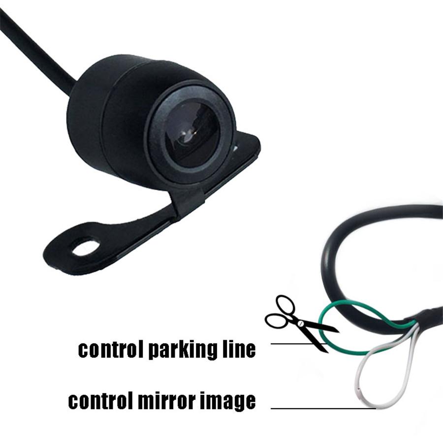 12V DC 520 TV Car Rear Front Side View Camera CCD 360 Degree Parking Waterproof