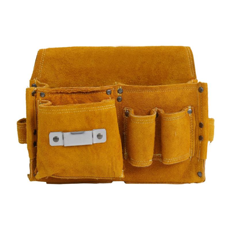 Bau Holzbearbeitung Spezielle Nagel Tasche Box Doppelseitig Fleece Nagel Tasche Verschleißfeste Gürtel Nagel Tasche Multifunktionale Hüfttasche Werkzeugtasche