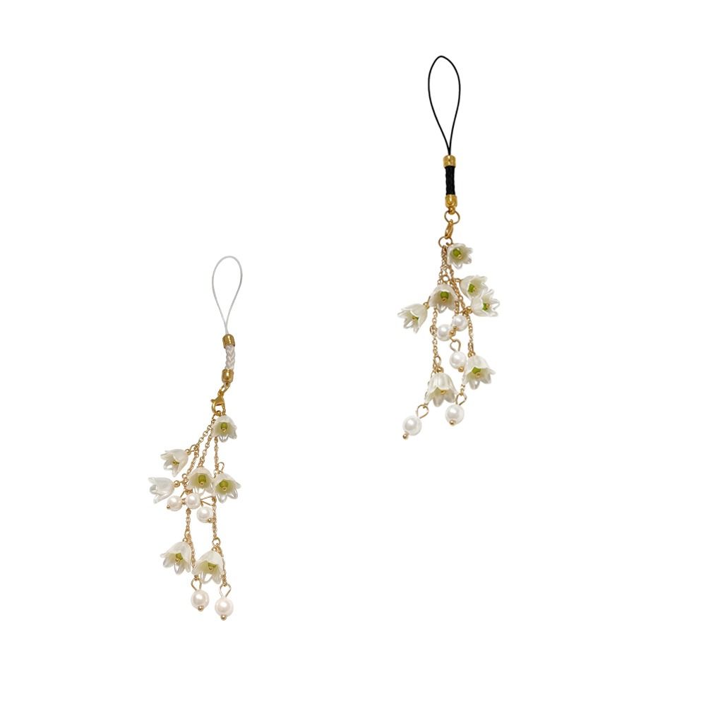 Ornaments Flower Cluster Keychain Elegant Tassel Keychain Creative Flower Pendant Gifts