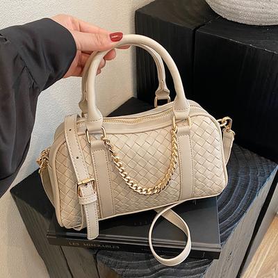 Summer Versatile Trend New Fashion Woven Pillow Bag Portable Shoulder Oblique Span Women's Bag