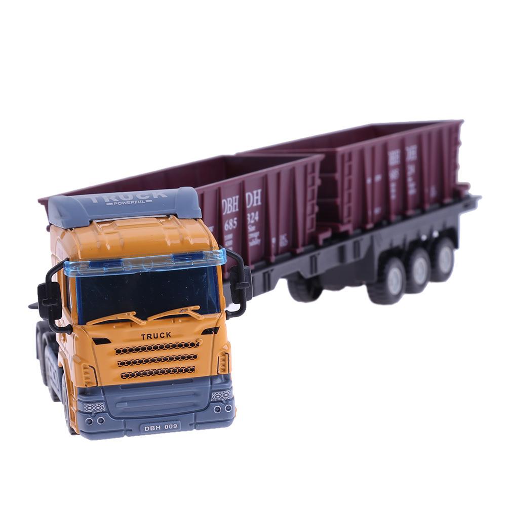 1:48 European Transport Container Alloy Truck Model Car Toy Simulation Car CA