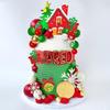 40pcs Christmas Cake Toppers Merry Christmas Cake Decoration with Pearl Ball Cake Pick for DIY Cake Xmas Birthday Party Supplies