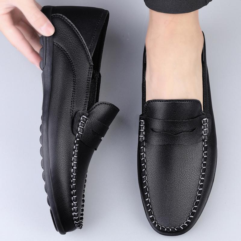 2025 Penny Loafers Herrenschuhe Luxus Designer Mode Sneakers Flats Slipper Übergröße 45 46 47 Herren Fahrschuhe Herren Mokassin