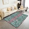 Erosebridal Navy Blue Baseball Ice Cream Area Rug 4'11" X 3'3" Ice Cream Drip Living Room Rugs Non Slip Baseball Glove Decorative Carpets Cu