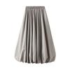 High-waisted Lantern Skirt Skirt High Waist Bud Lantern Dress Skirt Mid-Length Skirt for Women