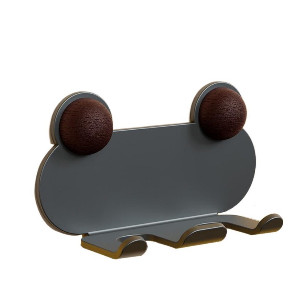 Punch-free Power Plug Socket Holder Cartoon Animals Wall Storage Hook Socket Storage Rack  for Home