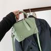 2026 Women's PU Rivet Shoulder Bag Multi Functial Crossbody Bag Handheld Boxed Makeup Bag Solid Color Small Square Bag