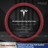 For Tesla Model 3 Model S Model Y Model X Roadster Car Steering Wheel Cover 2019-2025 Auto Interior Steering Wheel Accessories