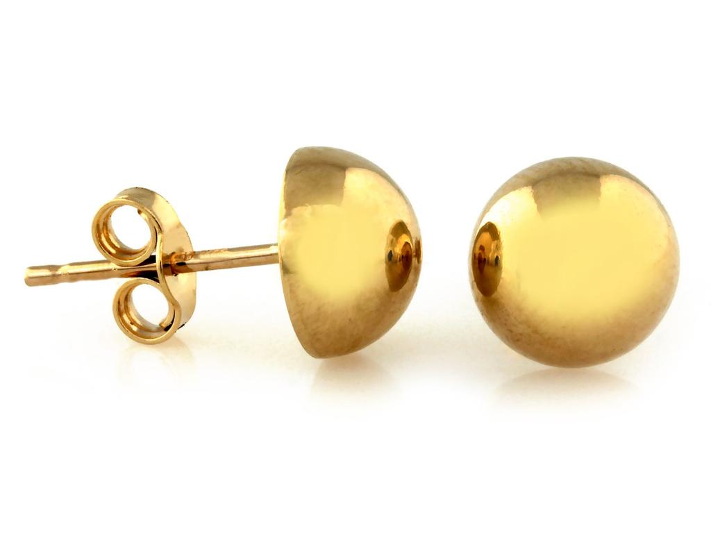 375 9k gold stud earrings for women 0.58g shiny gift