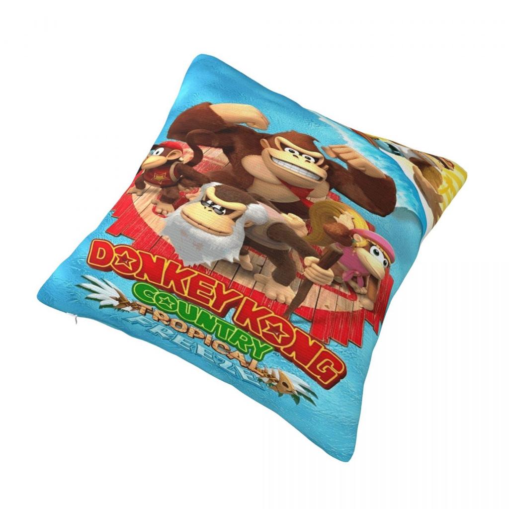 Trendy Domácí Bananza Hra Donkey Kong Dekorativní Povlaky na Polštáře Příslušenství Potahy na Polštáře Zip Více Velikostí