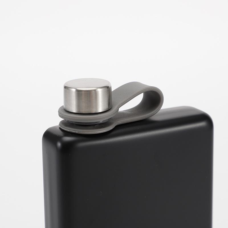 9 Oz Painted 304 Stainless Steel Camping Hip Flask - Portable & Durable