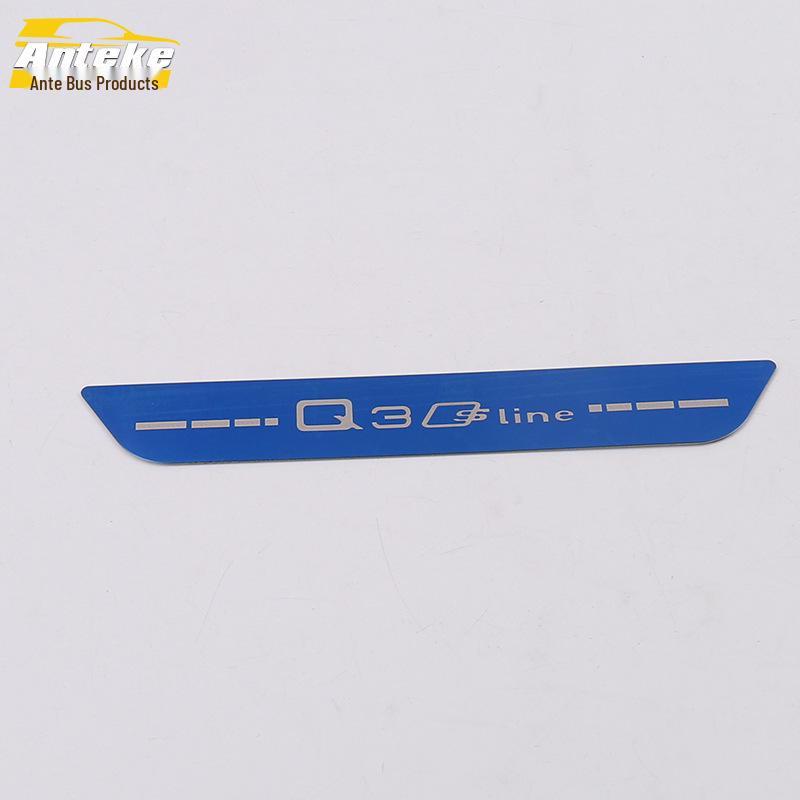 19 Q3 Rear Guard Decorative Sequin Trunk Protection Plate - Car Exterior Anti-Scratch Strip
