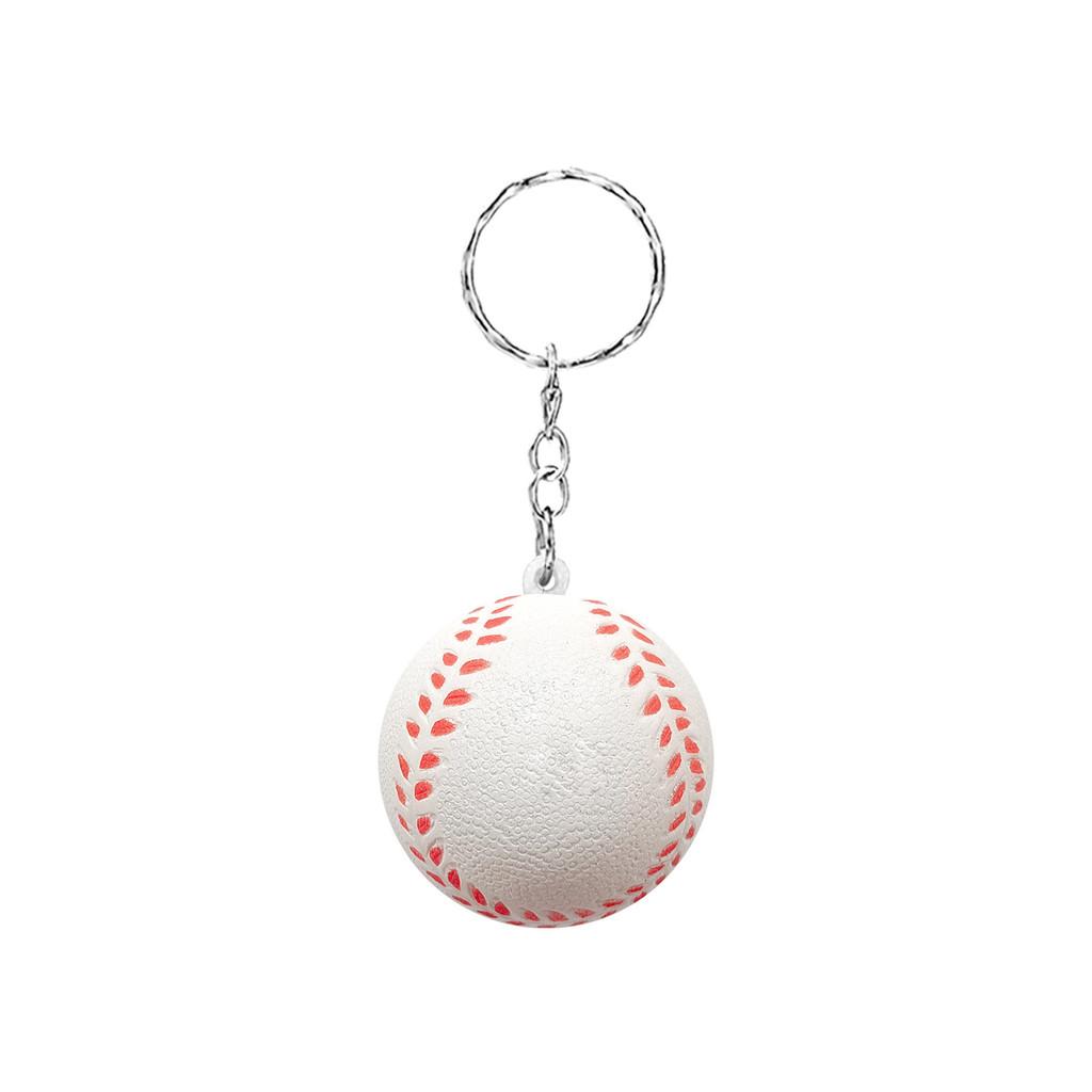 Pu Foam Basketball Keychain Toy For Children Kids Stress Relief Bag Accessory