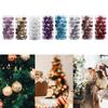 Festive Xmas Tree Hanging Ornaments Glitter Christmas Balls Baubles