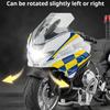 AAZT1 1:14 Scale R1250RT-P R1250RT Model Motorcycle Toys Alloy Diecast Sound Light Shock Absorption Pull Back Popular Motorbike Models