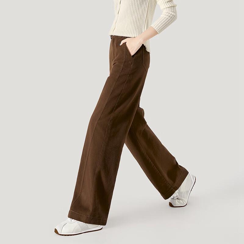 Women's High-Waist Patchwork Casual Trousers