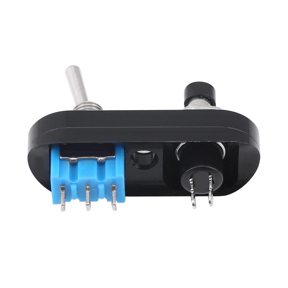 Aluminum Alloy Universal Motorcycle Handle Handlebar Grip Switch Headlight Horn On Off Black
