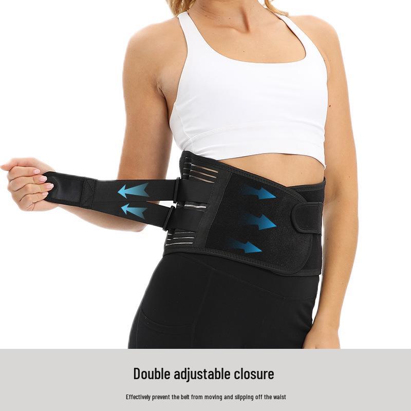 Adjustable Breathable Mesh Waist Support Belt with Pressure Pad